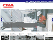 Tablet Screenshot of cna-engineers.com
